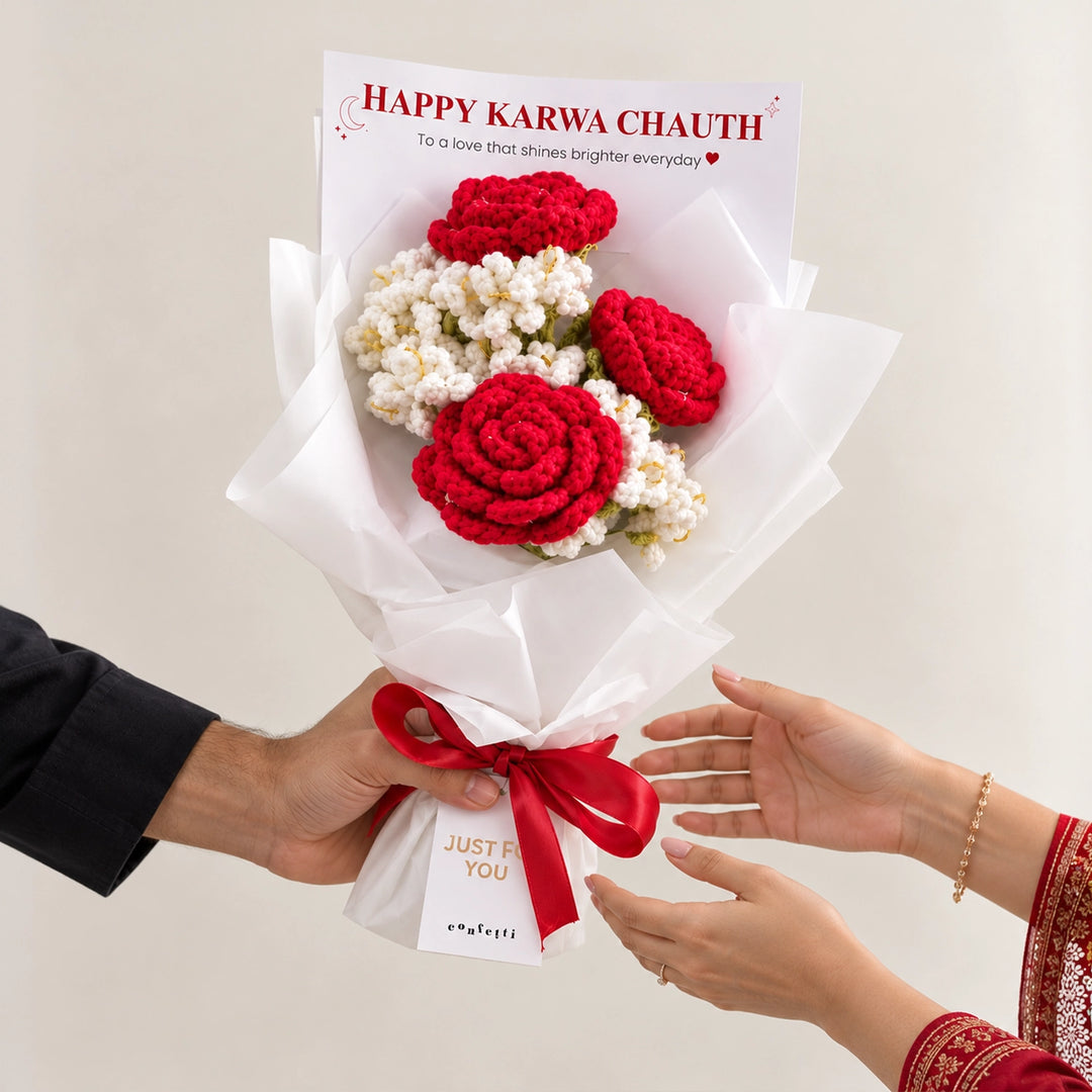 Karwa Chauth Rose Bouquet