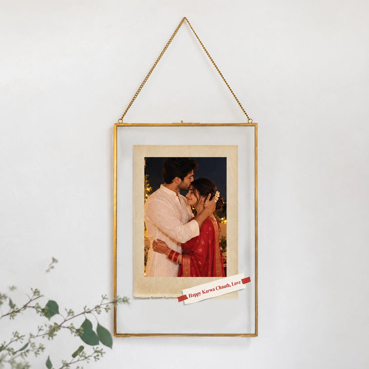 Metal Hanging Frame - Karwa Chauth Edition