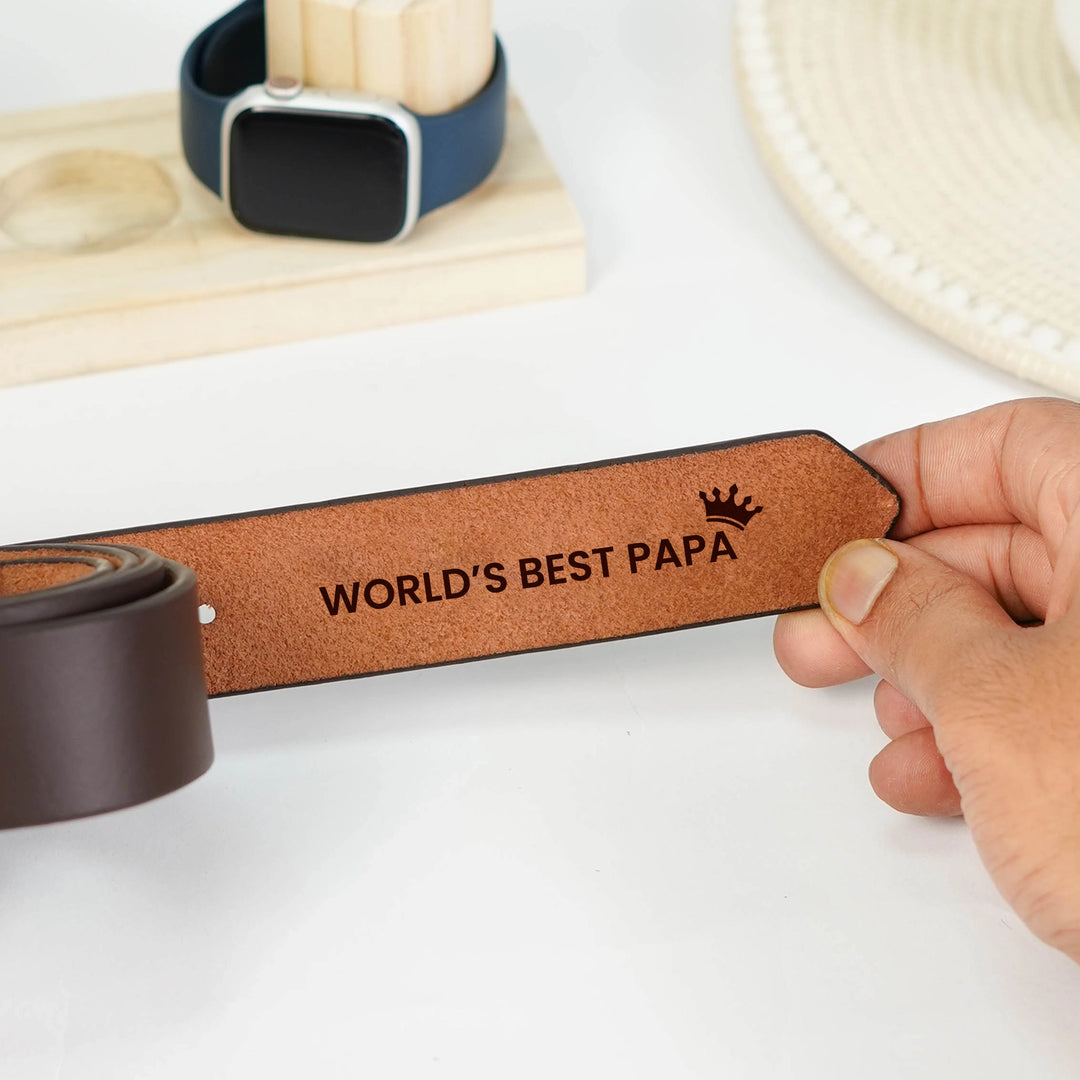 Father's Day Secret Message Belt