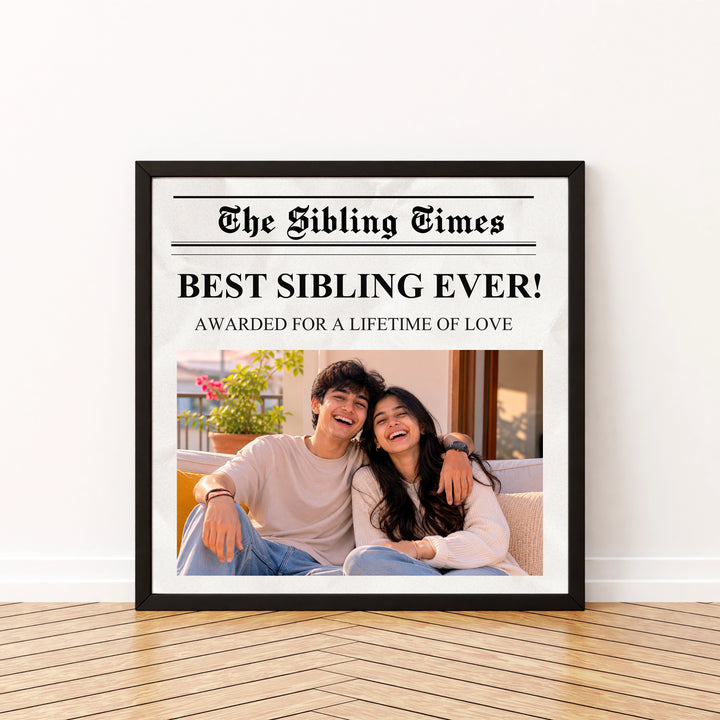 Siblings Headlines Frame