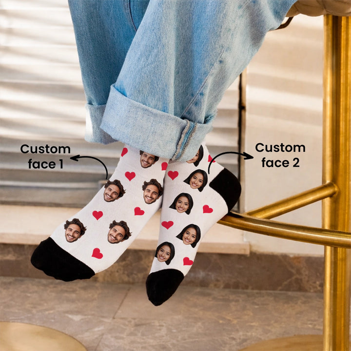 Custom Couple Socks