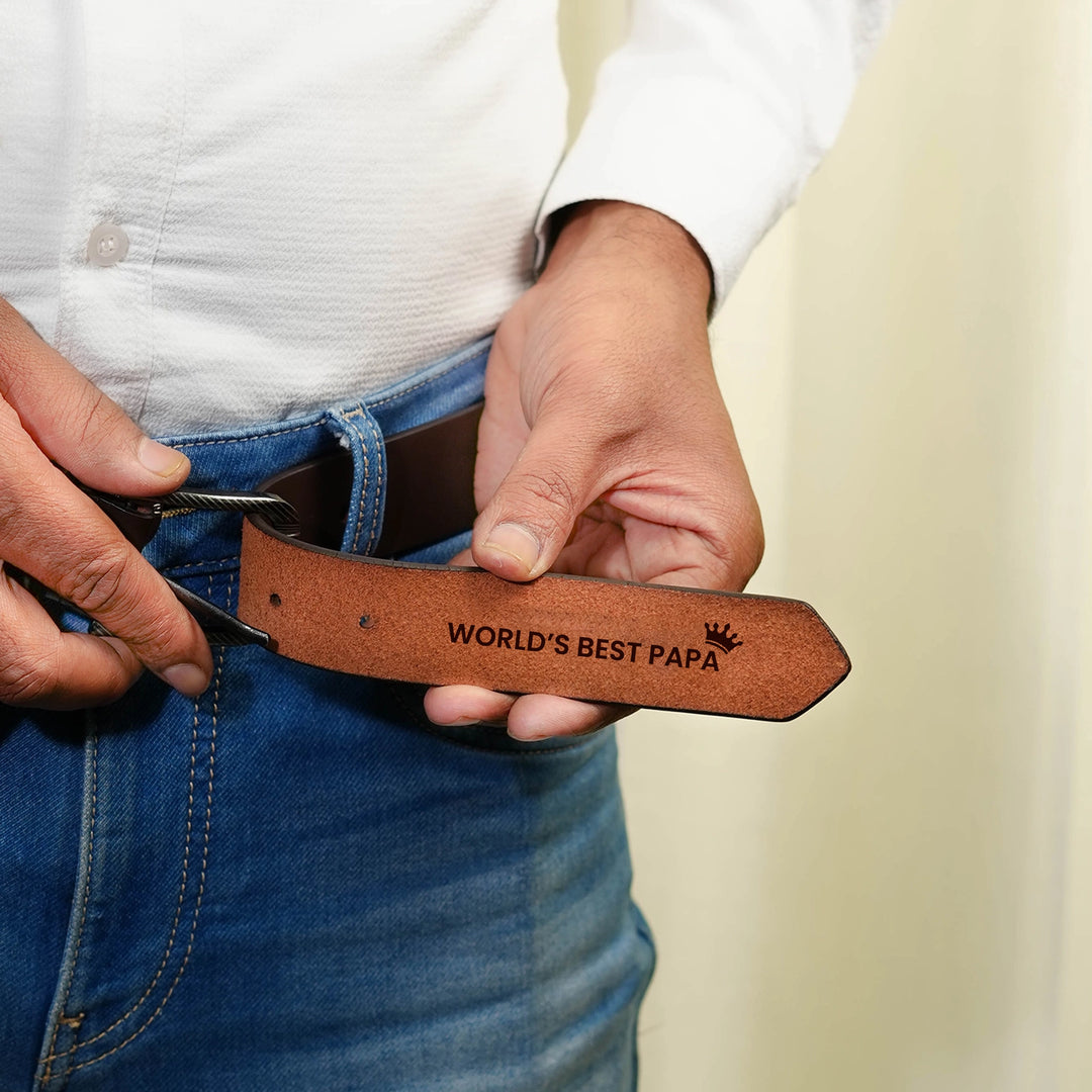 Father's Day Secret Message Belt