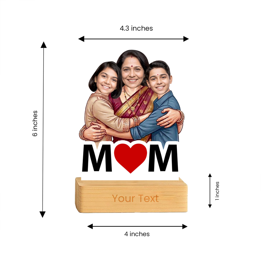 Love You Mom Caricature