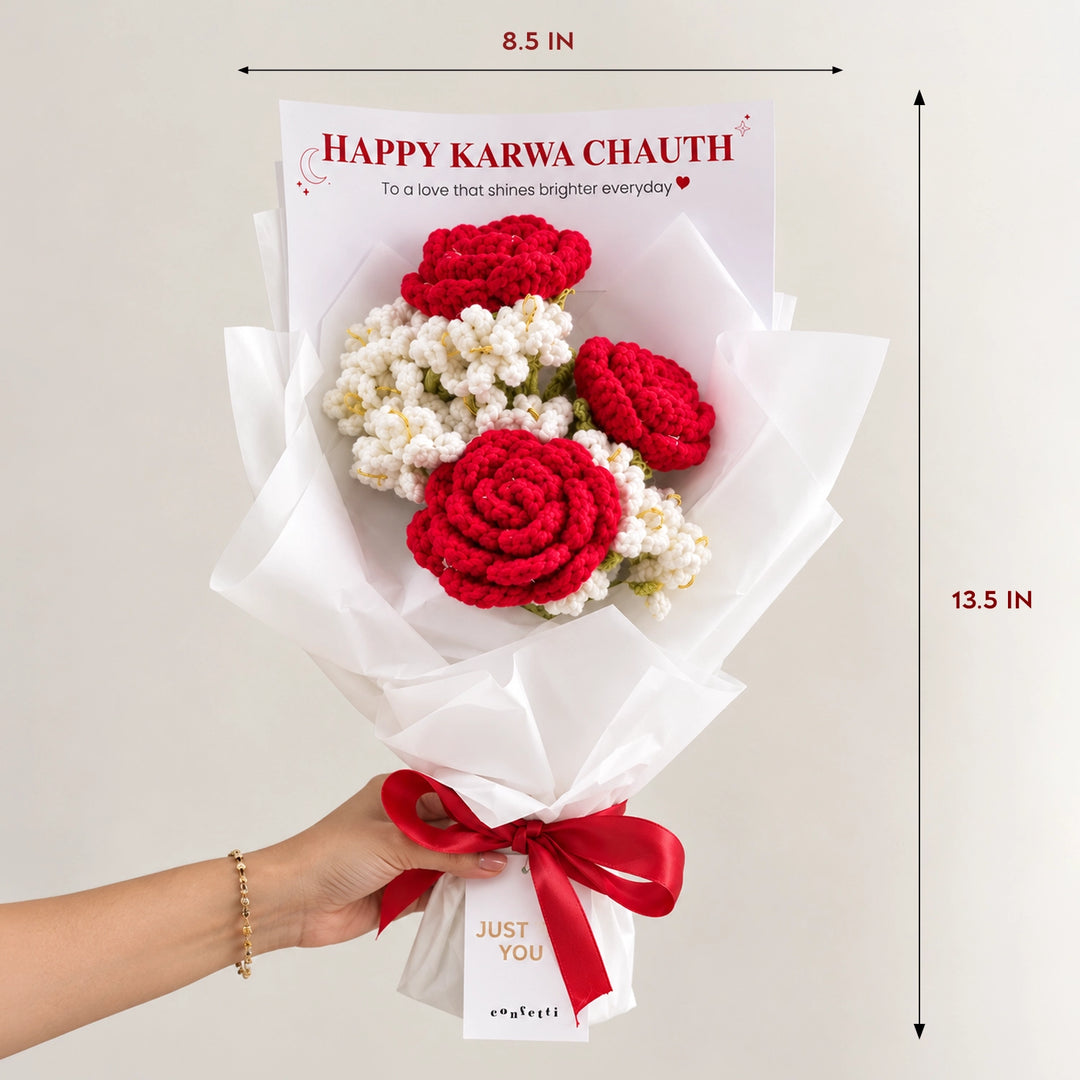 Karwa Chauth Rose Bouquet