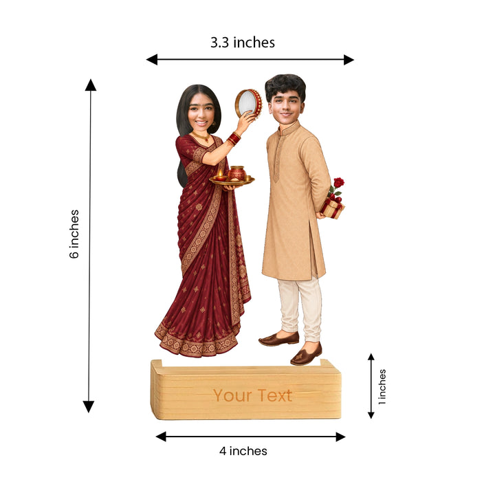 Karwa Chauth Caricature