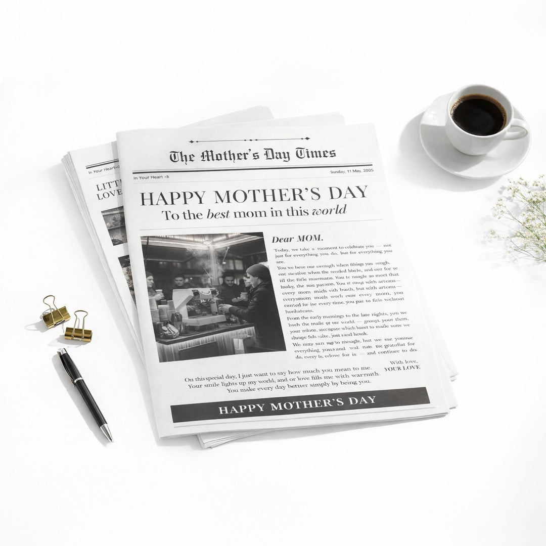 Mother's Day Newspaper - Personalised With Photos