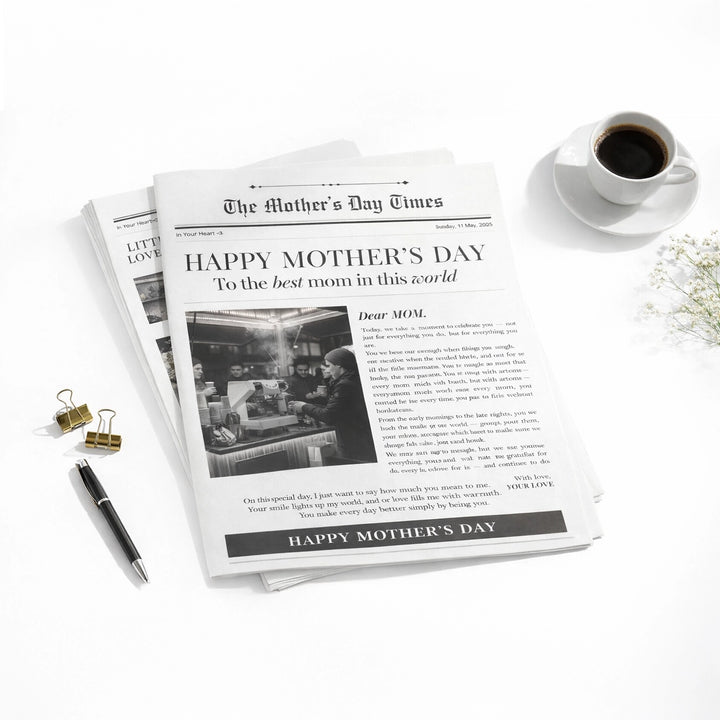 Mother's Day Newspaper - Personalised With Photos