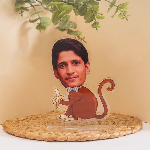 Monkey Caricature - funny personalized gift