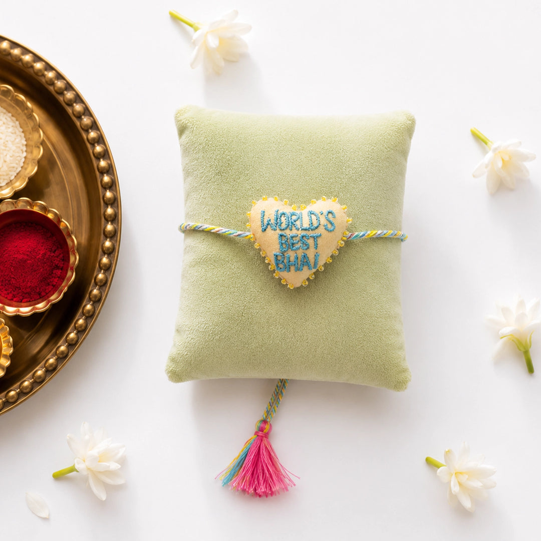 World's Best Bhai 3D Rakhi