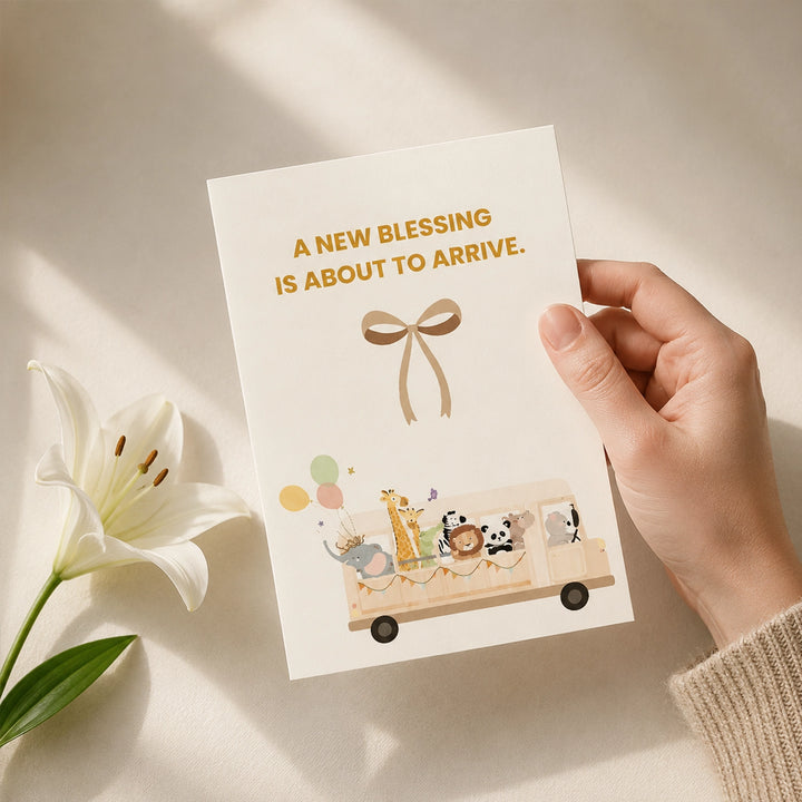 New Blessing Baby Greeting Card