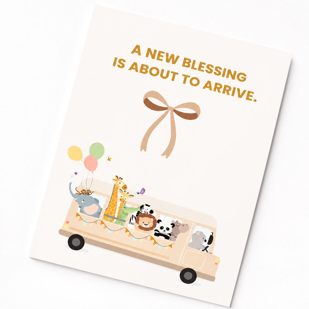 New Blessing Baby Greeting Card