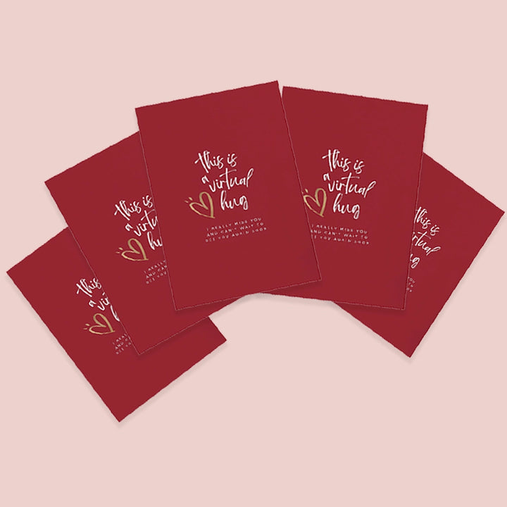 Virtual Hug Card (Set of 5)