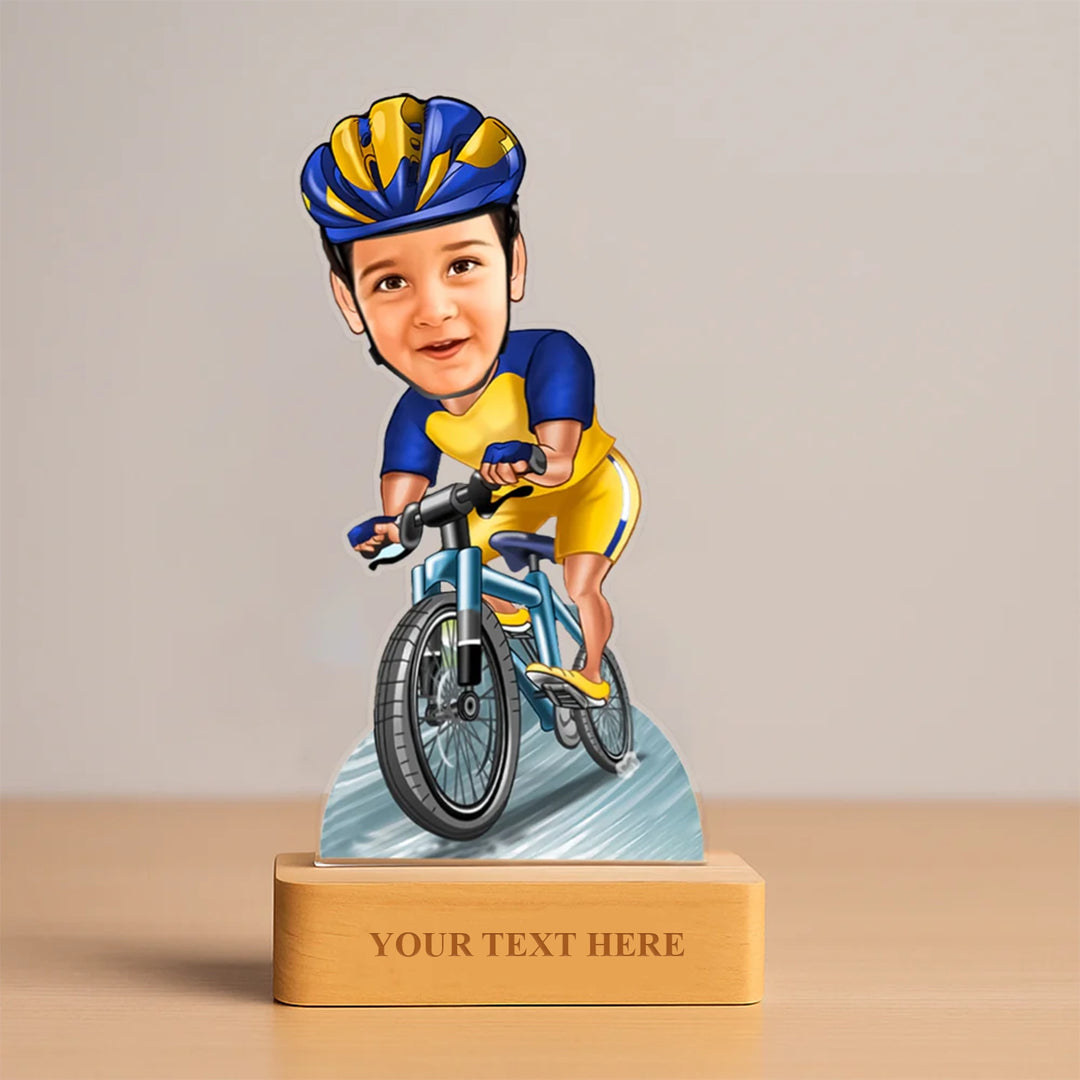 Personalized Caricature for Cycle Lover