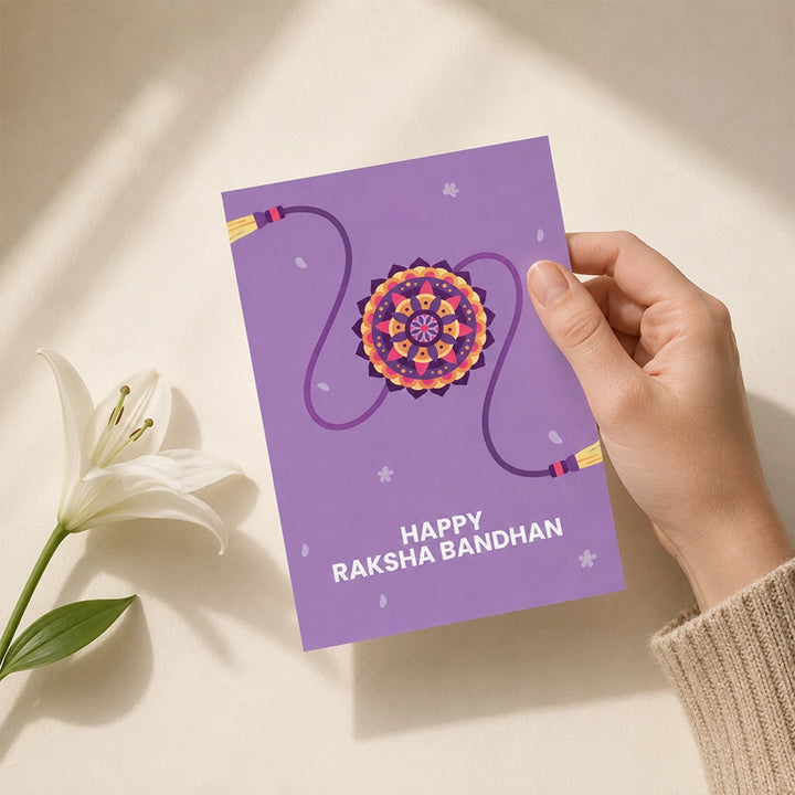 Happy Rakhi Greeting Card