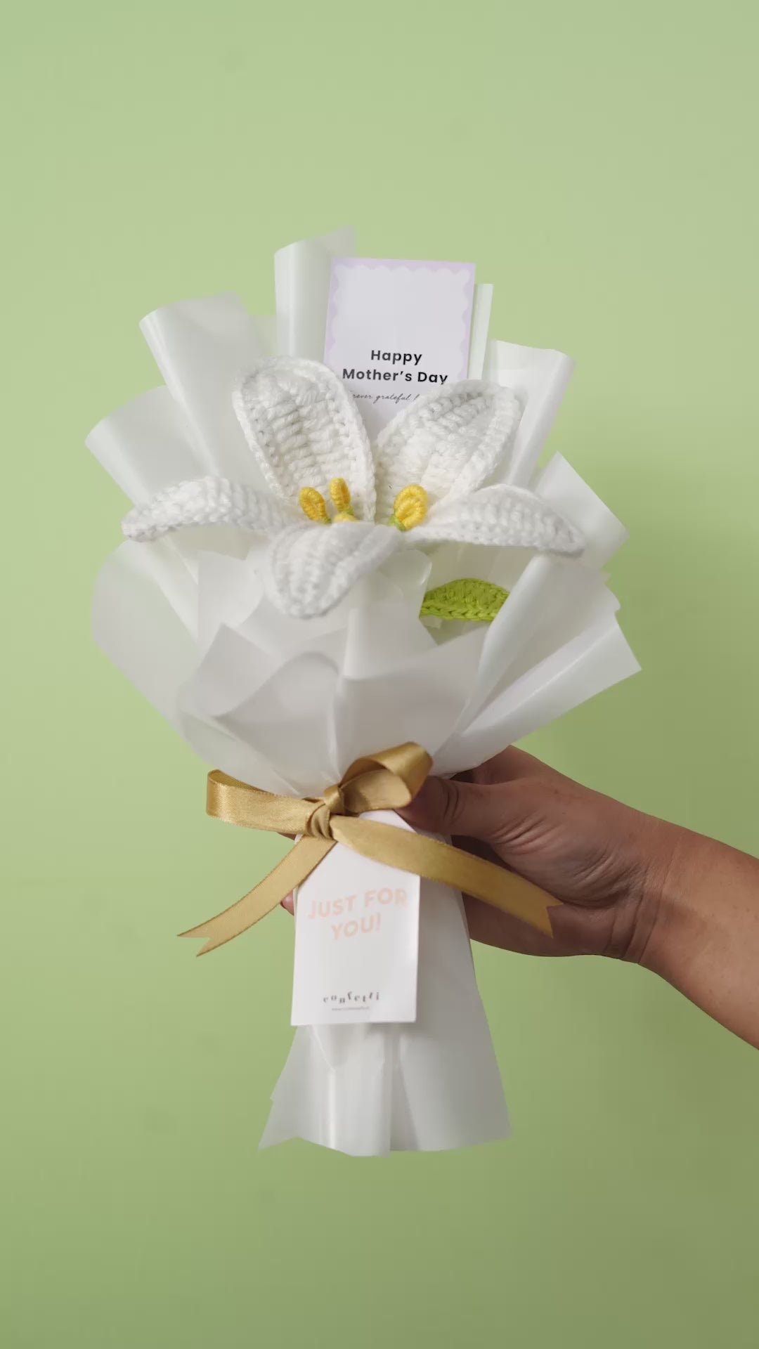 White Lily Mother's Day Bouquet