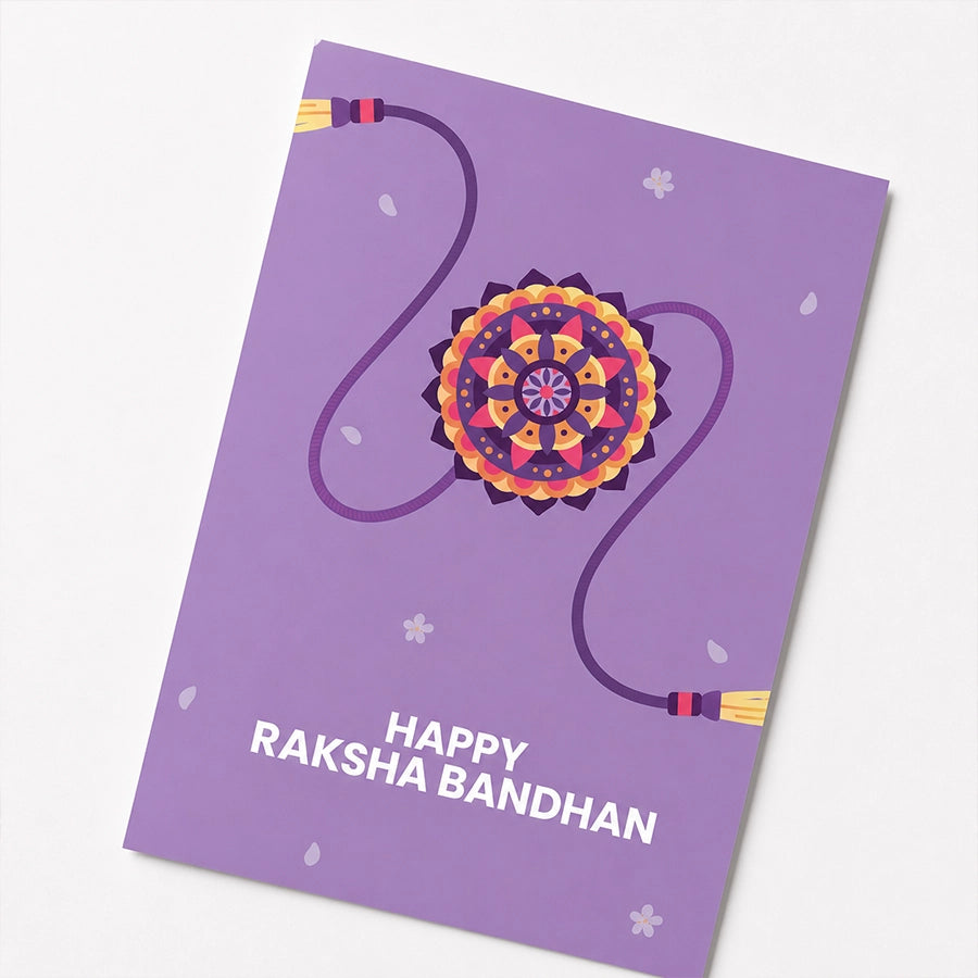 Happy Rakhi Greeting Card