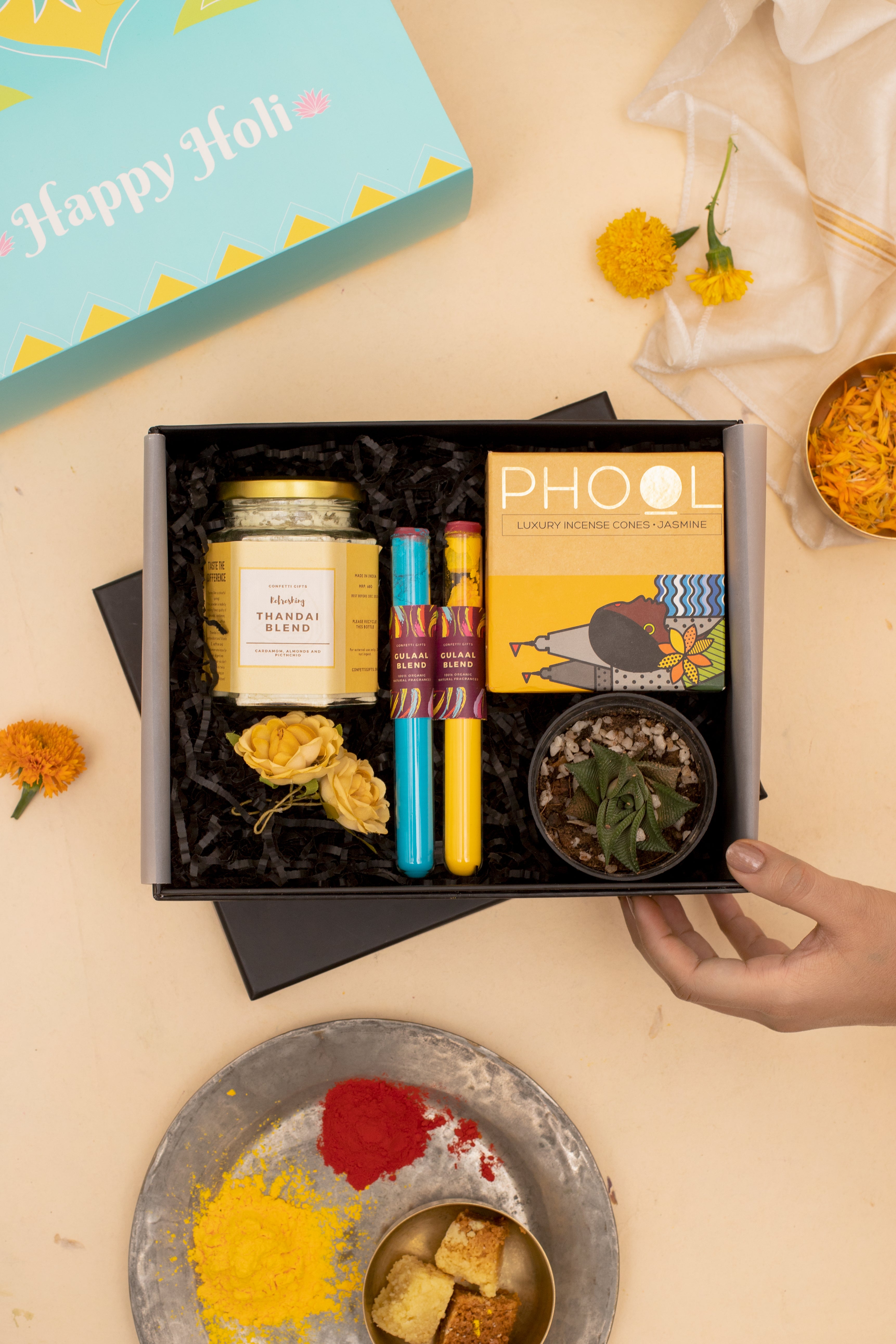 Holi Happiness In Mini Jars Gift Box – Adlers Den
