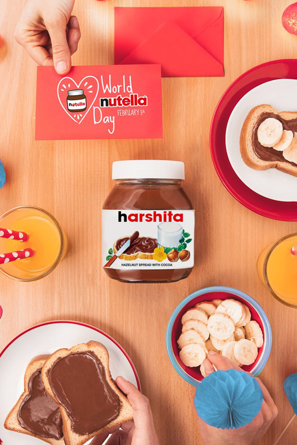 Personalized Name Nutella